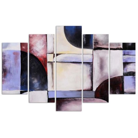 Obraz pięcioczęściowy na płótnie, Spokój koloru - 150x100