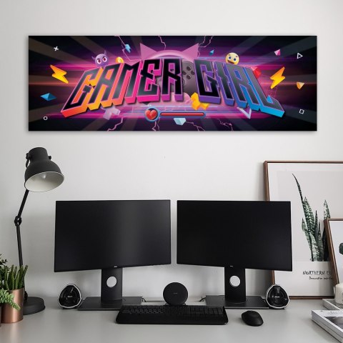 Obraz na płótnie, Napis gaming zone - 150x50