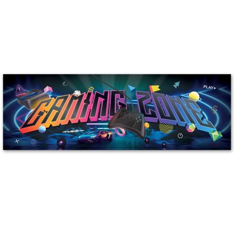 Obraz na płótnie, Napis gaming zone - 150x50