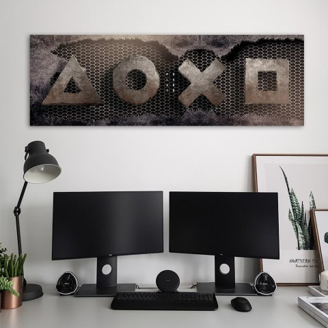 Obraz na płótnie, Symbole klawiszy kontroler - 120x40