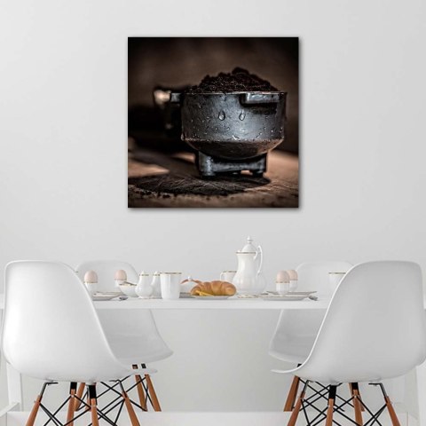 Obraz na płótnie, Zmielona kawa - 60x60