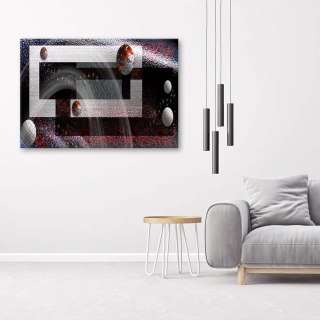 Obraz na płótnie, Abstrakcja Geometryczna Kule - 120x80