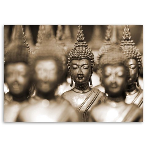 Obraz na płótnie, Budda w tłumie - 90x60