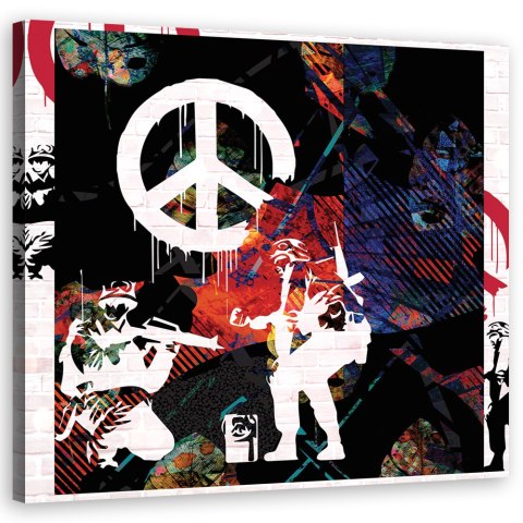 Obraz, Banksy CND Soliders - 40x40