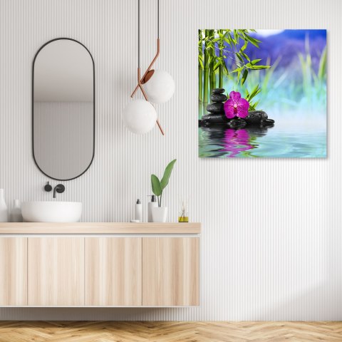 Obraz, Kamienie na wodzie zen - 30x30