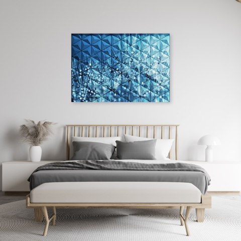 Obraz na płótnie, Dmuchawiec w kroplach rosy - 60x40
