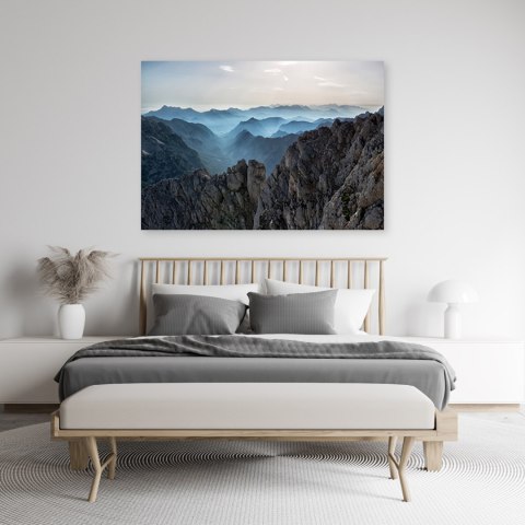Obraz na płótnie, Góry krajobraz pejzaż - 90x60