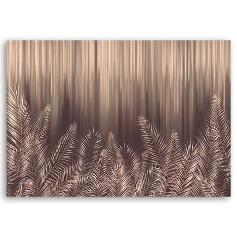 Obraz na płótnie, Egzotyczne liście palmy 3D - 90x60