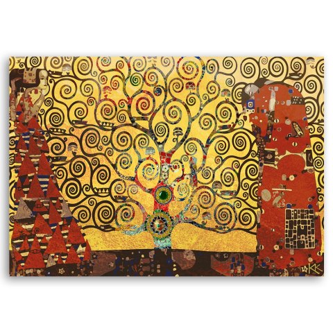 Obraz na płótnie, Gustav Klimt Drzewo życia - 120x80