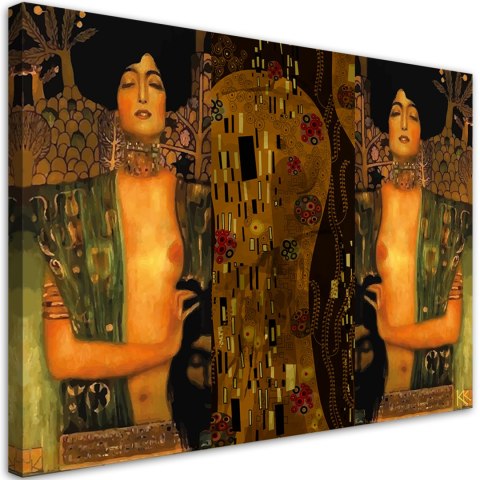 Obraz na płótnie, Gustav Klimt Judyta z głową Holofernesa - 120x80