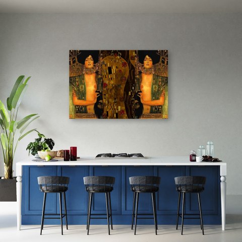 Obraz na płótnie, Gustav Klimt Judyta z głową Holofernesa - 120x80