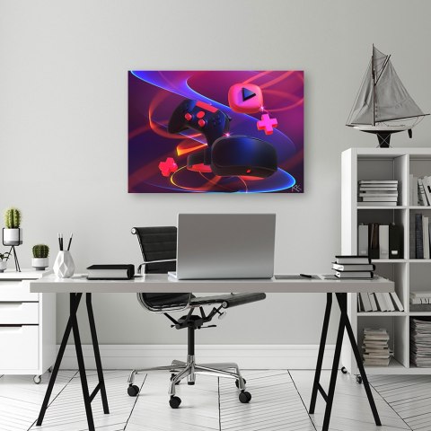 Obraz na płótnie, Zestaw dla gracza - 100x70