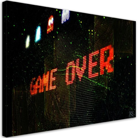 Obraz, Game Over dla gracza - 120x80