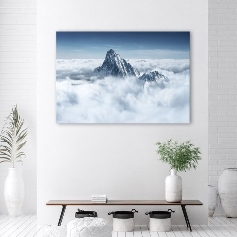 Obraz na płótnie, Alpy ponad chmurami - 60x40
