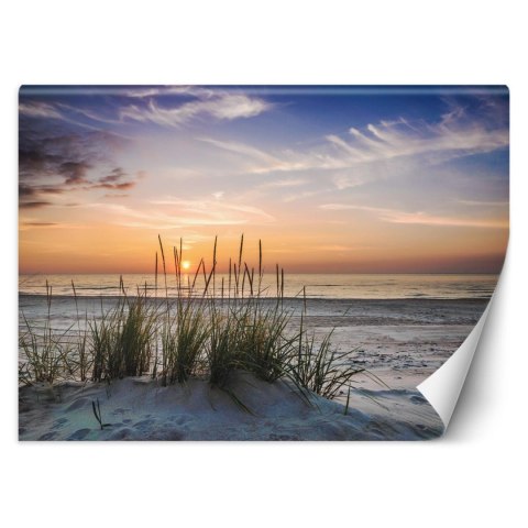 Fototapeta, Zachód słońca na plaży - 400x280