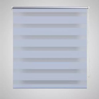 Roleta w pasy (60 x 120 cm) biała