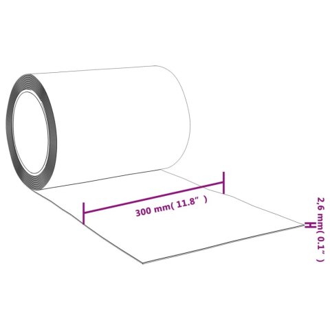 Kurtyna paskowa, czerwona, 300 mm x 2,6 mm, 10 m, PVC