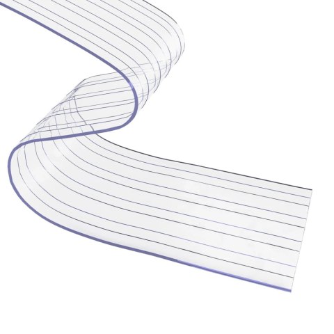 Kurtyna paskowa, przezroczysta, 200 mm x 1,6 mm, 50 m, PVC