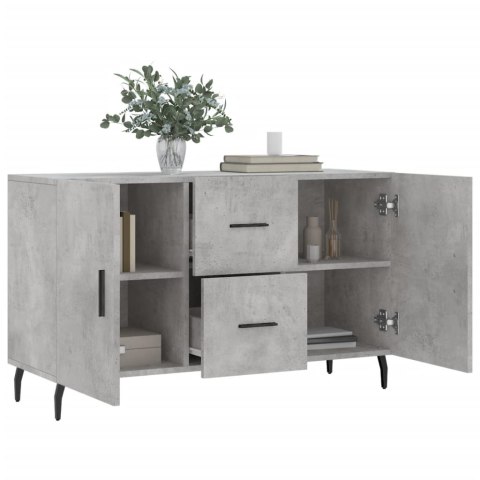 Komoda, szarość betonu, 100x36x60 cm, materiał drewnopochodny