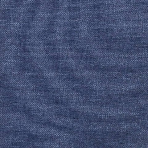 Rama łóżka, niebieska, 180x200 cm, obita tkaniną