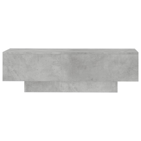 Stolik kawowy, szarość betonu, 100x49,5x31 cm