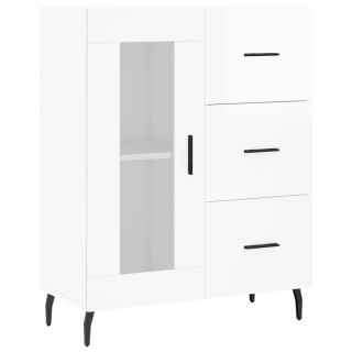 Szafka, biała, połysk, 69,5x34x90 cm, materiał drewnopochodny