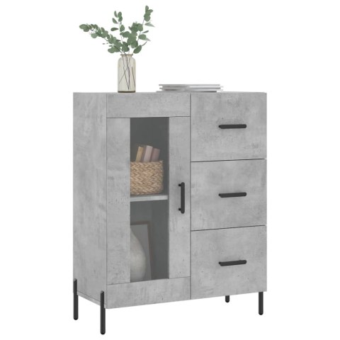 Szafka, szarość betonu, 69,5x34x90 cm, materiał drewnopochodny