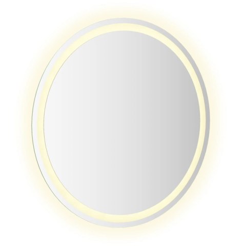 Lustro łazienkowe z LED, okrągłe, 70 cm
