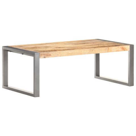 Stolik kawowy, 110 x 60 x 40 cm, drewno stylizowane na sheesham