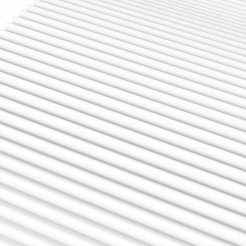 Materac piankowy, biały, 140x200 cm, twardość H2/H3