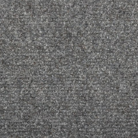 Nakładki na schody, 15 szt., igłowane, 65x21x4 cm, jasnoszare