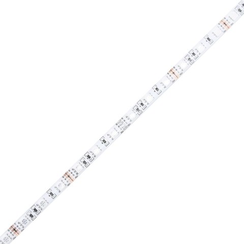 Lustro łazienkowe z LED, białe, 100x8,5x37 cm, akryl