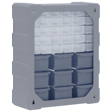 Organizer z 39 szufladkami, 38x16x47 cm