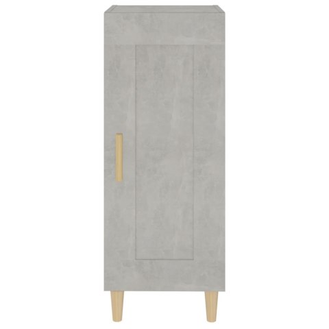 Szafka, szarość betonu, 34,5x34x90 cm, materiał drewnopochodny