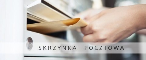 Skrzynka pocztowa na listy z gazetnikiem (ciemny szary)