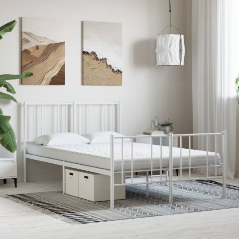 Materac piankowy, biały 140x200 cm, 7-strefowy, twardość 20 ILD