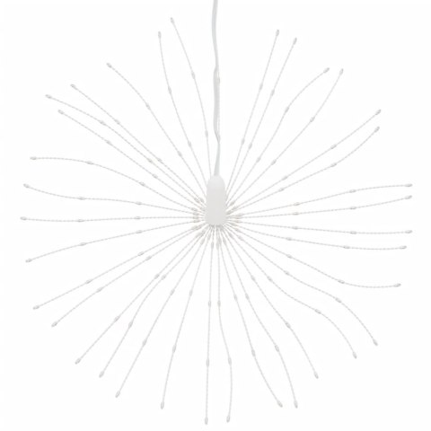 Ozdoby świąteczne ze 140 lampkami LED, 4 szt, zimna biel, 17 cm