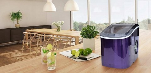 KOSTKARKA MASZYNA DO ROBIENIA KOSTEK LODU FIOLETOWA INOX NOWY MODEL
