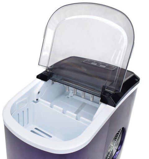 KOSTKARKA MASZYNA DO ROBIENIA KOSTEK LODU FIOLETOWA INOX NOWY MODEL