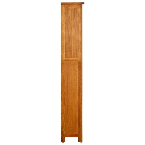 5-poziomowy regał na książki, 45x22x140 cm, lite drewno dębowe