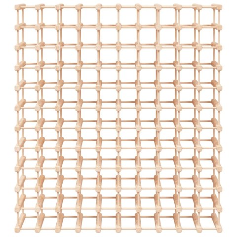 Stojak na 120 butelek wina, 112,5x23x123,5 cm, drewno sosnowe