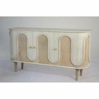 Stoły do Jadalni DKD Home Decor Biały Złoty Mosiądz Drewno mango 180 x 90 x 76 cm