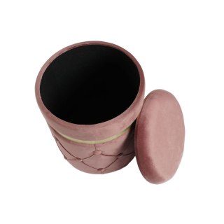 Ergonomiczny DKD Home Decor Kolor Zielony Różowy Ciemny róż Złoty Aksamit 36 x 36 x 44 cm (2)