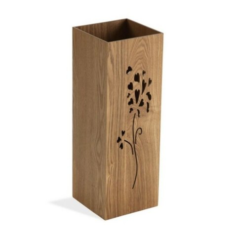 Stojak na parasole Kvety Drewno MDF (22 x 48 x 22 cm) - Biały