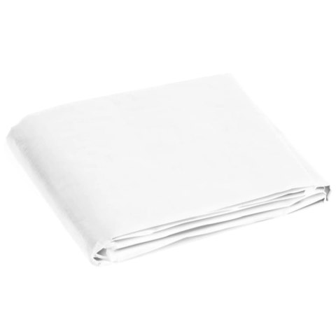 Plandeka, 180 g/m², 6x8 m, biała, HDPE