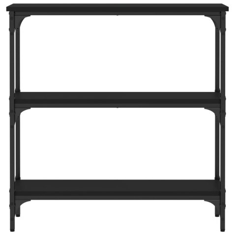 Stolik konsolowy, czarny, 75x22,5x75 cm