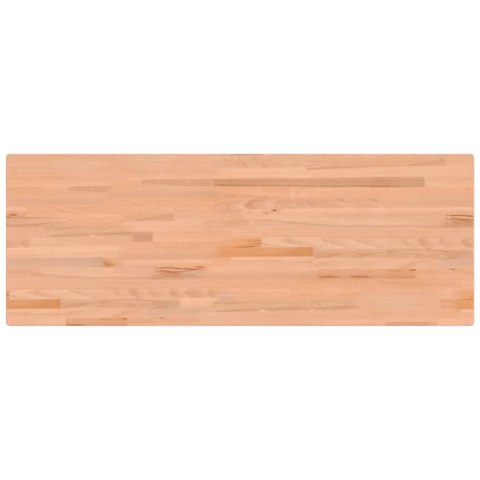 Blat do stołu roboczego, 150x55x2,5 cm, lite drewno bukowe