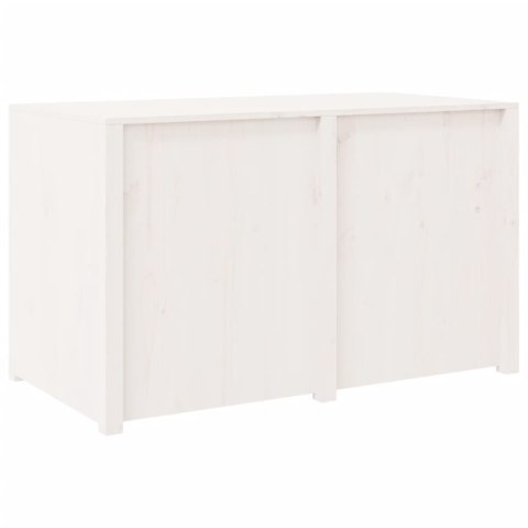 Szafka kuchenna na zewnątrz, biała, 106x55x64cm, drewno sosnowe
