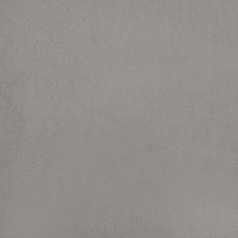 Rama łóżka z zagłówkiem, jasnoszara, 100x200 cm, aksamitna