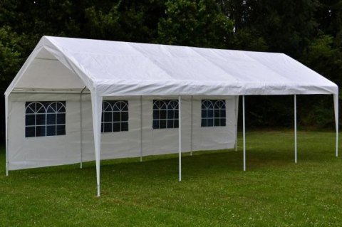Duży namiot ogrodowy 32 m² - stalowe rurki, plandeka PE,4×8m